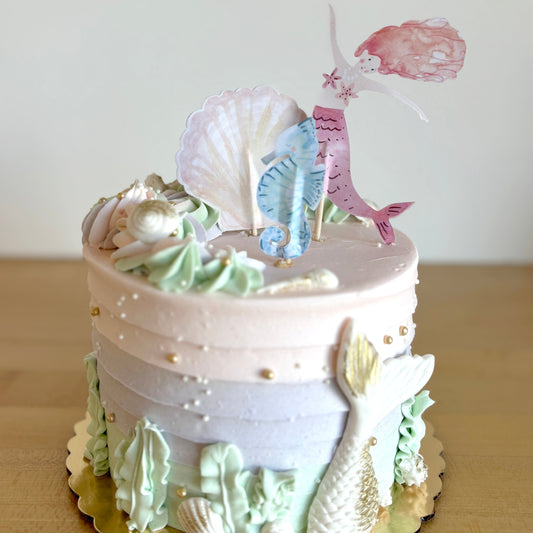 Under the Sea Mermaid Cake