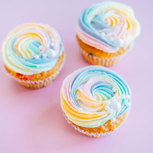 Rainbow Cupcakes