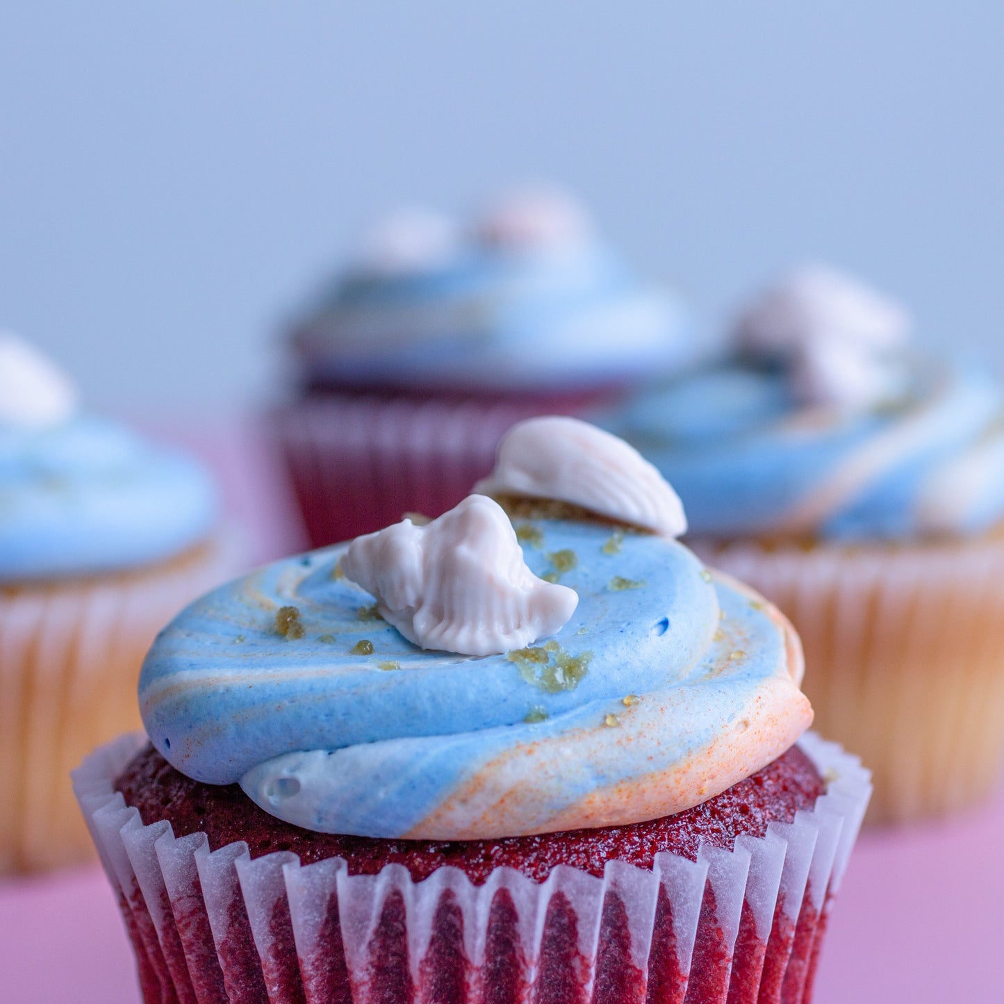 Beach Cupcakes